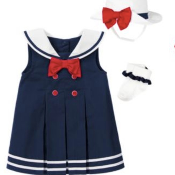 sailor dress for baby girl